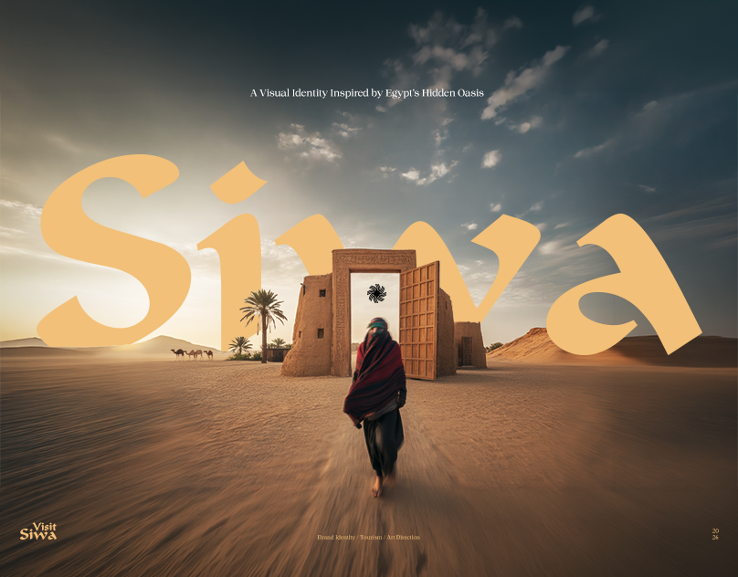 Visit Siwa travel brand identity